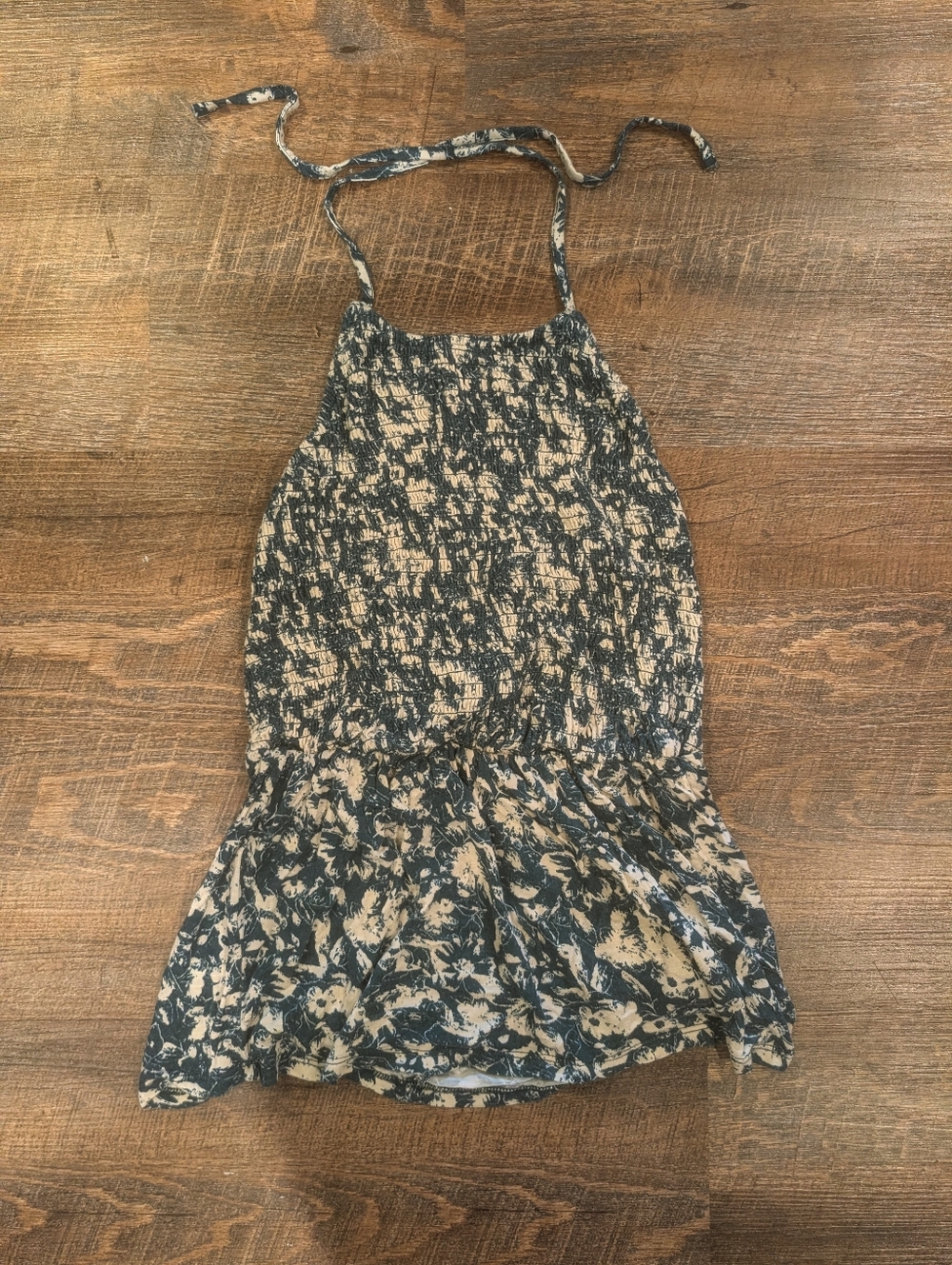 Peplum Halter Top
